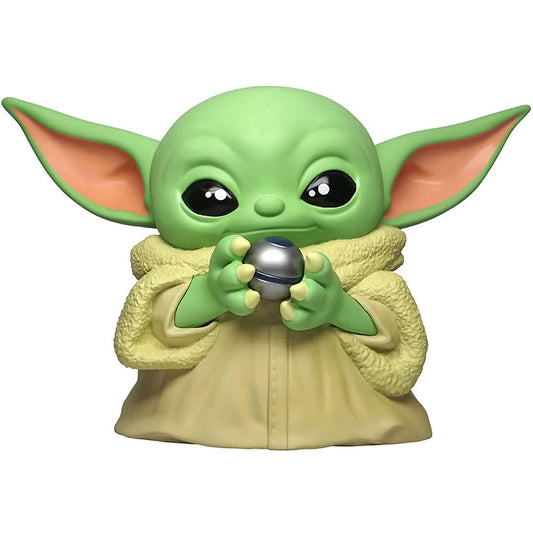 Grogu Star Wars Baby Yoda The Child with BALL 8" Coin Bank Figure Mandalorian