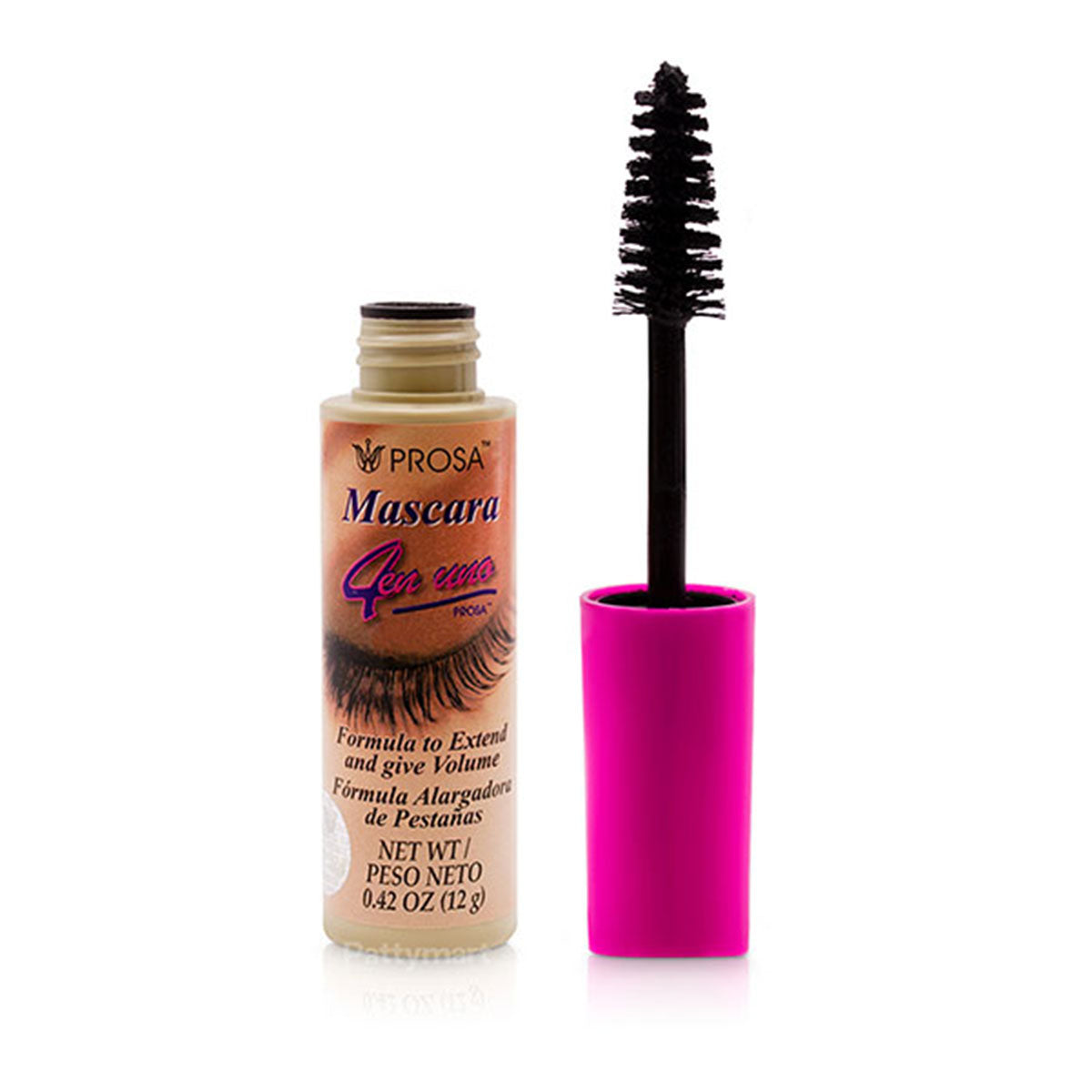 Prosa Mascara 4 in 1 Classic 12g (Black) Long Lasting