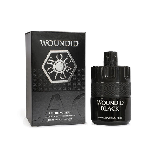 Woundid Black 3.4 Oz, 100ml Eau De Parfum Vaporisateur Spray