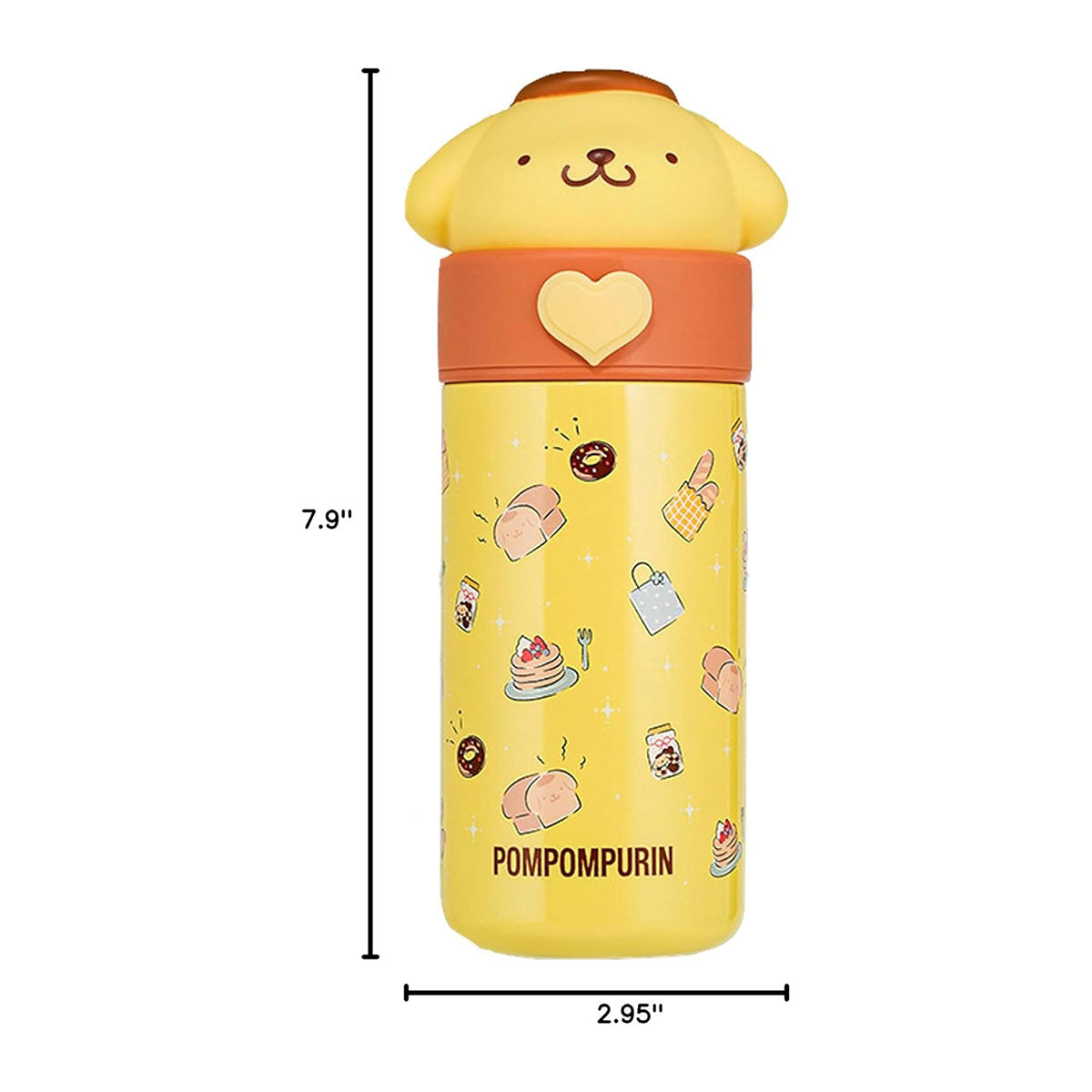 POMPOMPURIN WATER BOTTLE