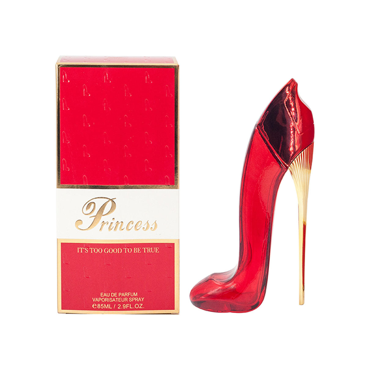 Princess High Heels Red for Women Perfume 85ml Eau De Parfum Vaporisateur Spray