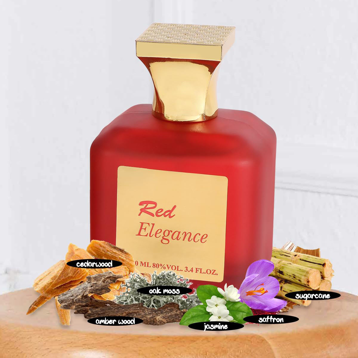 Red Elegance Unisex Perfume 3.4 Fl Oz/ 100ml Eau De Parfum