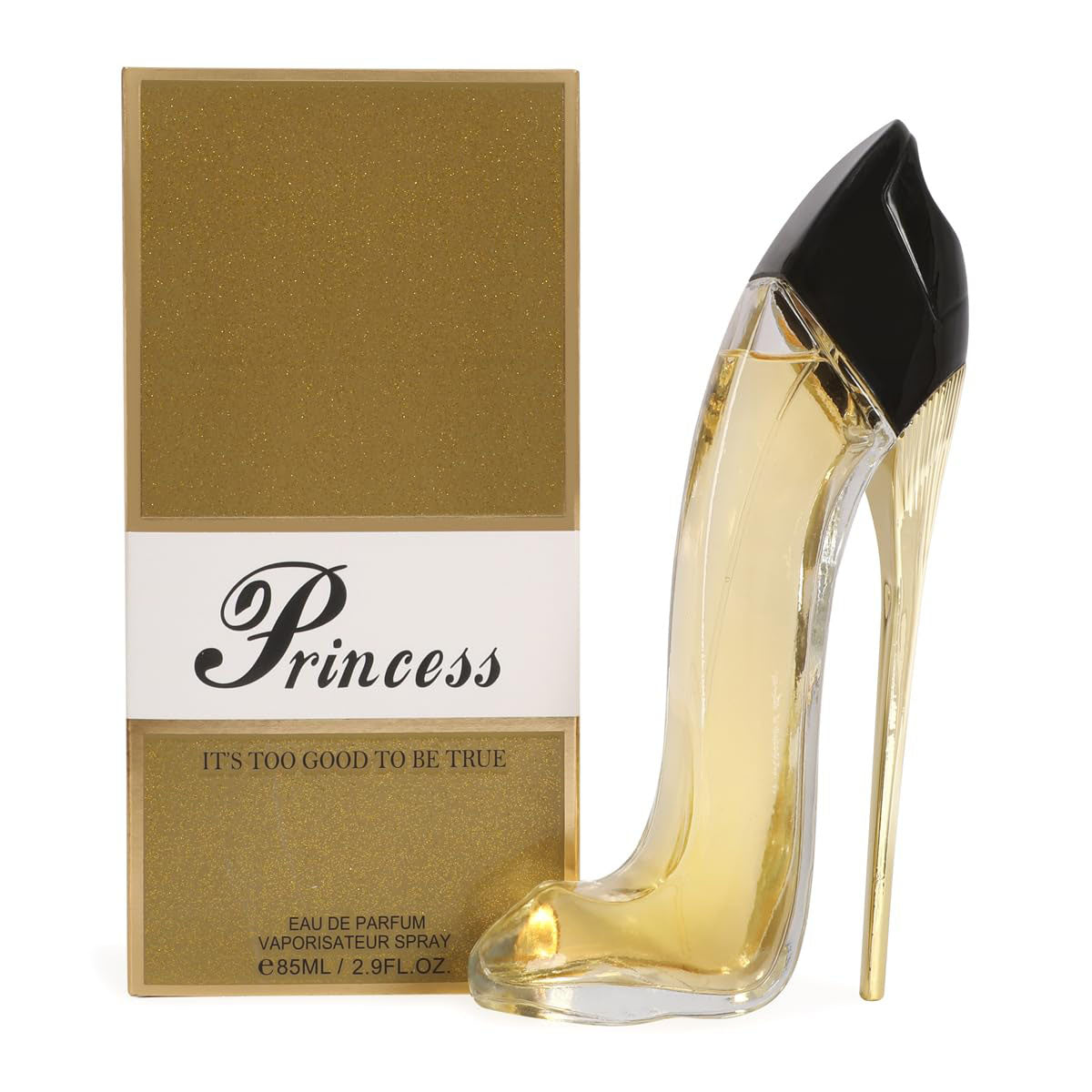 Princess High Heels Gold Perfume 2.9 Fl Oz Eau De Parfum Vaporisateur Spray