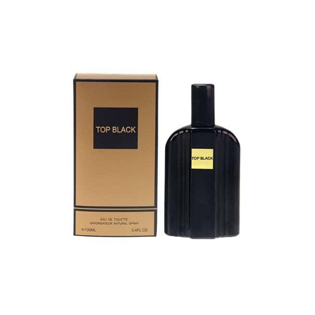 Top Black 3.4 Fl Oz/ 100ml Eau De Toilette Vaporisateur Spray